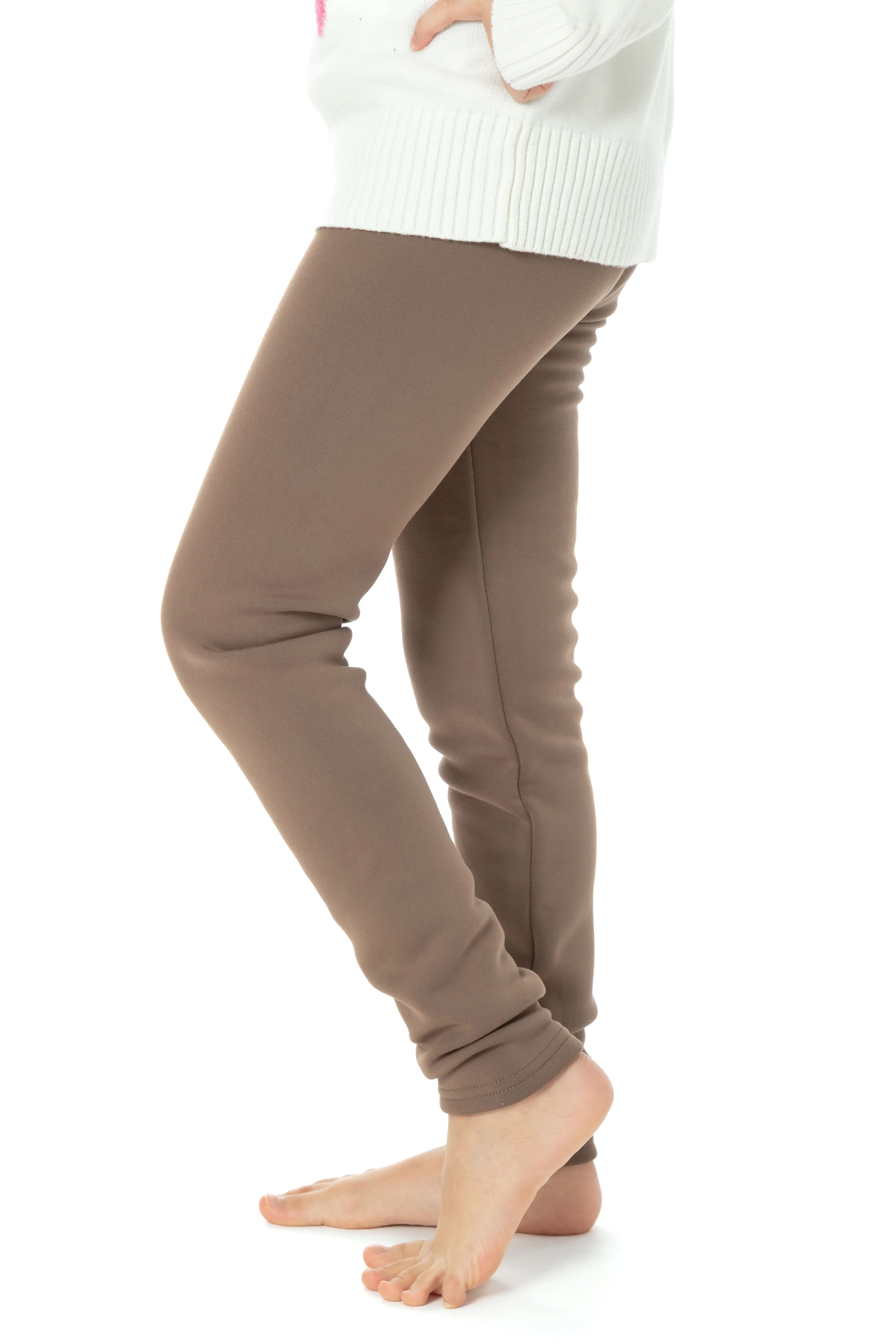 Kid's Fur-Lined Leggings Available in Size 7-8